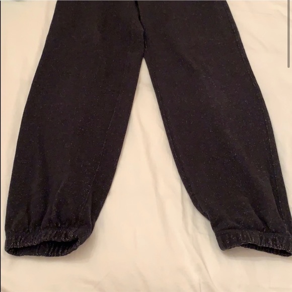 NOT SOLD YET!! roots black salt and pepper sweatpants!!! - Picture 3 of 5